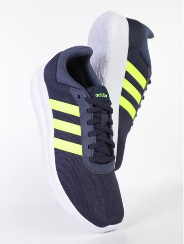 Tênis Esportivo Lite Racer 4 Adidas  Masculino AZUL/AMARELO