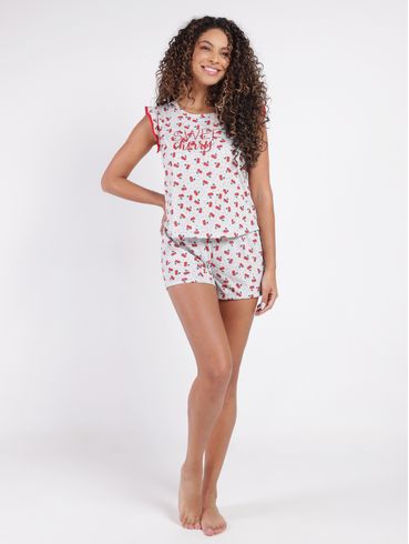 Pijama Curto Feminino MESCLA