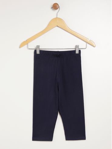 Calça Legging Corsário Juvenil Para Menina - MARINHO