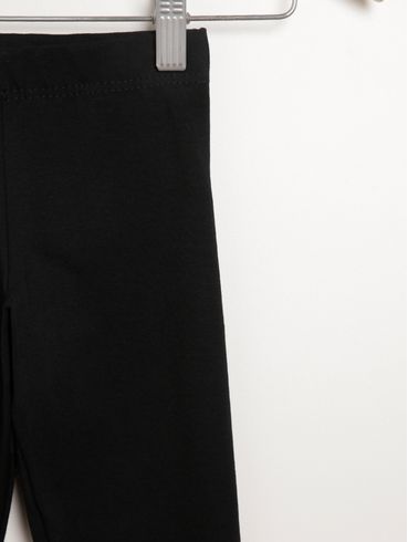 Calça Legging Infantil Para Menina - PRETO