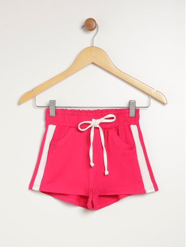 Short Molecotton Juvenil Para Menina - PINK