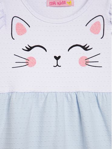 Vestido Infantil Para Menina - BRANCO