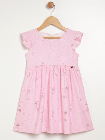 Vestido Infantil Para Menina - ROSA CLARO