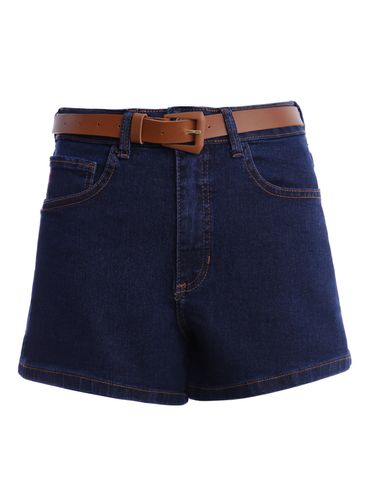 Short Jeans Autentique Feminino AZUL