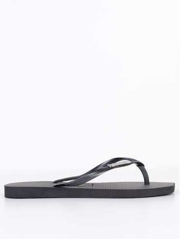 Chinelo Havaianas Feminino PRETO/PRATA