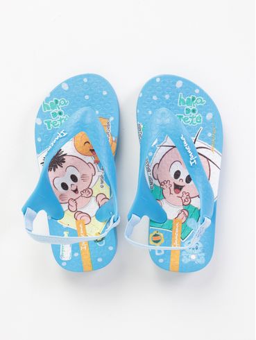 Chinelo Turma Da Mônica Infantil Para Bebê Menino- AZUL