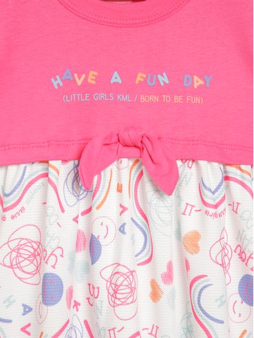 Vestido Infantil Para Menina - PINK