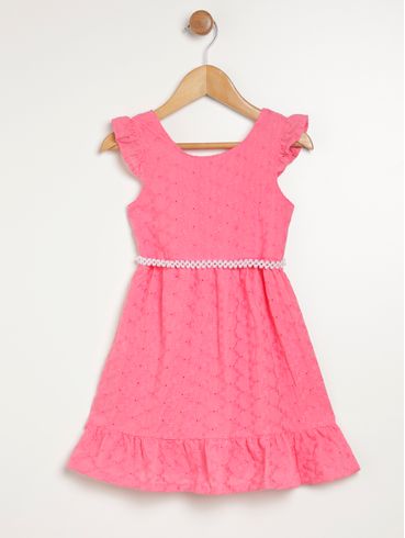 Vestido Infantil Para Menina - ROSA