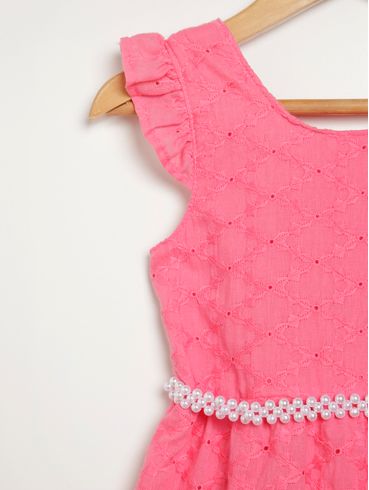 Vestido Infantil Para Menina - ROSA