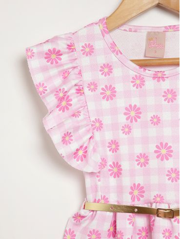 Vestido Infantil Para Menina - ROSA CLARO