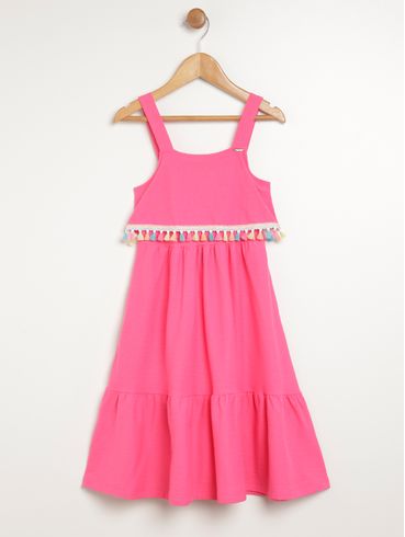 Vestido Infantil Para Menina - PINK