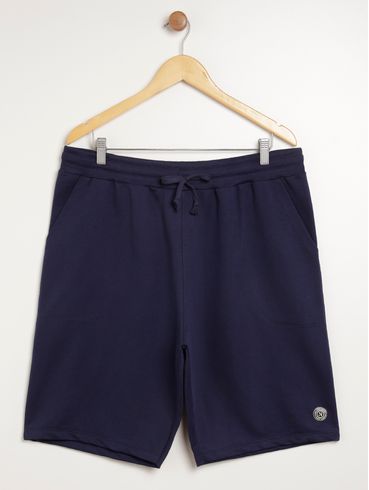 Bermuda Moletinho Plus Size Masculina MARINHO