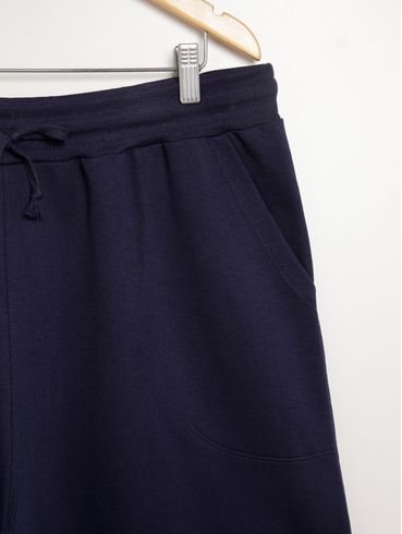 Bermuda Moletinho Plus Size Masculina MARINHO