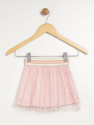 Saia Tule Infantil Para Menina - ROSA