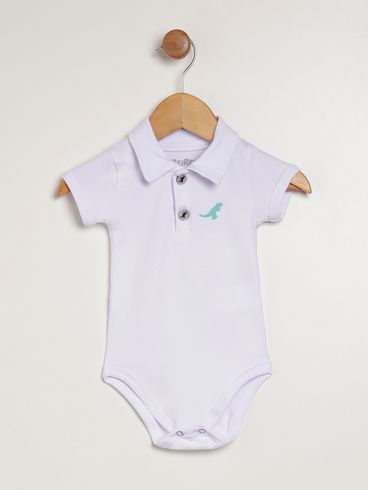 Body Infantil Para Bebê- BRANCO