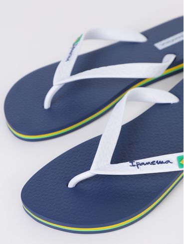 Chinelo Brasil Ipanema Masculino AZUL/BRANCO