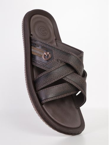 Chinelo Casual Cartago Masculino MARROM