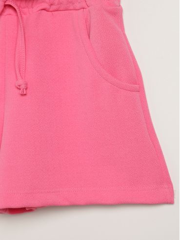 Short Crepe Juvenil Para Menina - ROSA