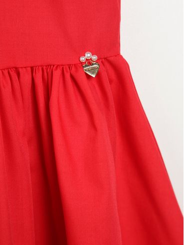 Vestido Infantil Para Menina - VERMELHO