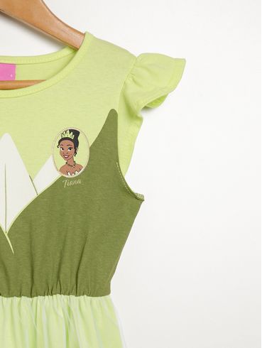 Vestido Disney Infantil Para Menina - VERDE