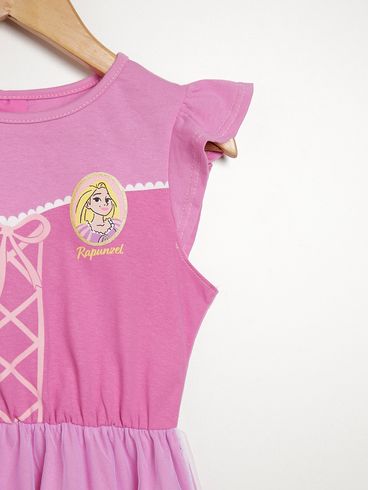 Vestido Disney Infantil Para Menina - ROSA