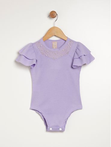 Body Infantil Para Menina - LILAS