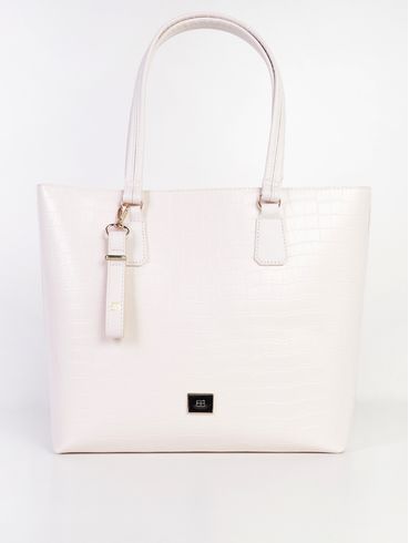 Bolsa Tote Bag Rafitthy Feminina OFF WHITE