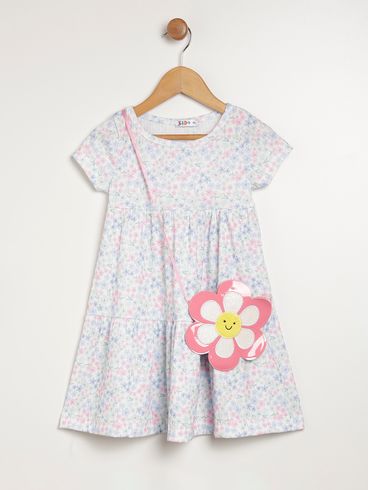 Vestido Canelado Kid+ Infantil Para Menina - VERDE CLARO