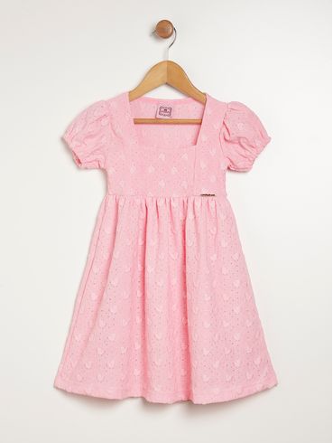 Vestido Infantil Para Menina - ROSA