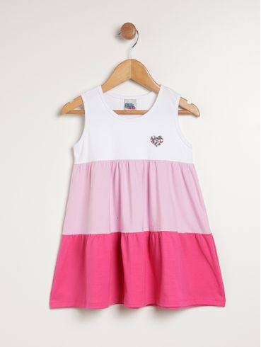 Vestido Infantil Para Menina - BRANCO