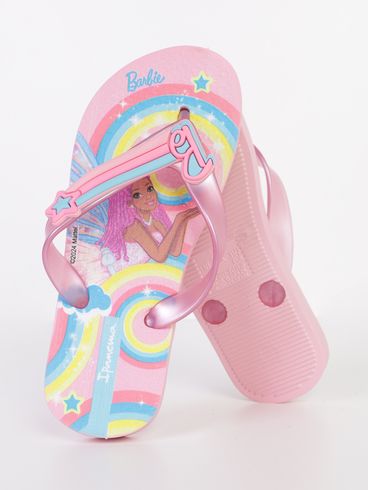 Chinelo Barbie Ipanema Infantil Para Menina - ROSA