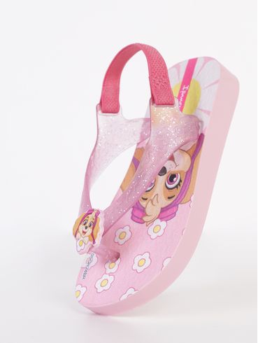 Chinelo Patrulha Canina Infantil Para Menina - ROSA