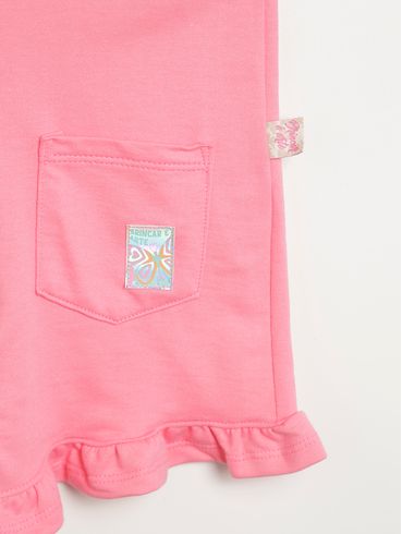 Macacão Infantil Para Menina - ROSA