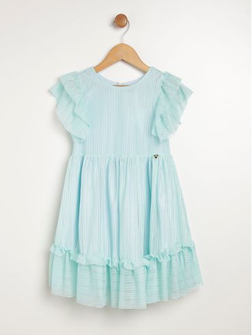 Vestido Godê Infantil Para Menina - VERDE