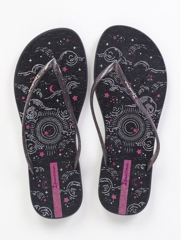 Chinelo Ipanema Feminina PRETO