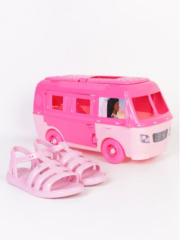 Sandália Barbie Infantil Para Menina - ROSA