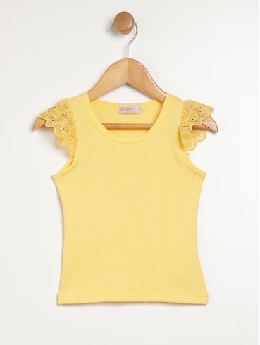 Saia Infantil Para Menina - AMARELO