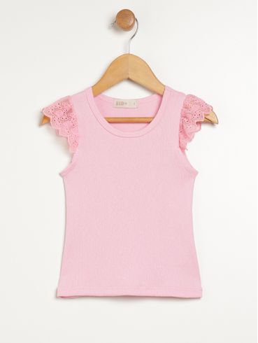 Blusa Regata Kid+ Infantil Para Menina- ROSA CLARO