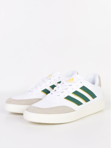 Tênis Courtblock Adidas Masculino BRANCO/VERDE/AMARELO