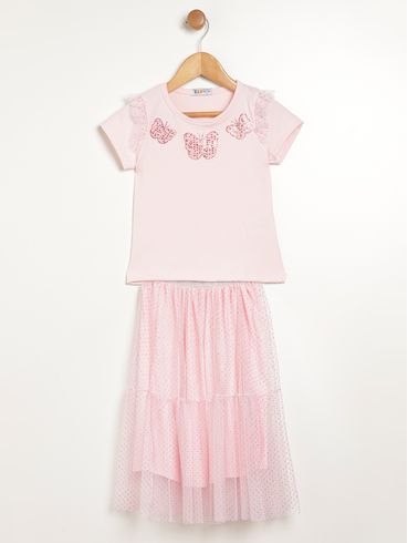 Conjunto Kid+ Infantil Para Menina - ROSA CLARO