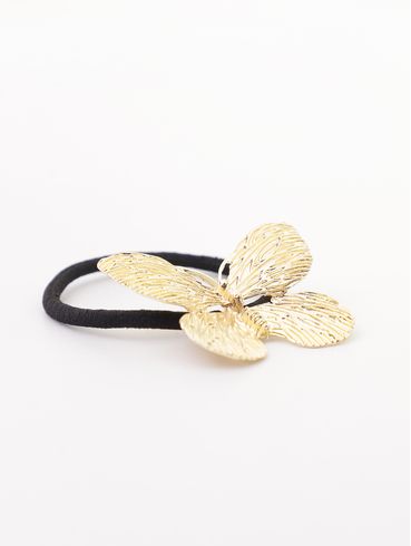 Elástico Para Cabelo Pony Cuff Borboleta DOURADO