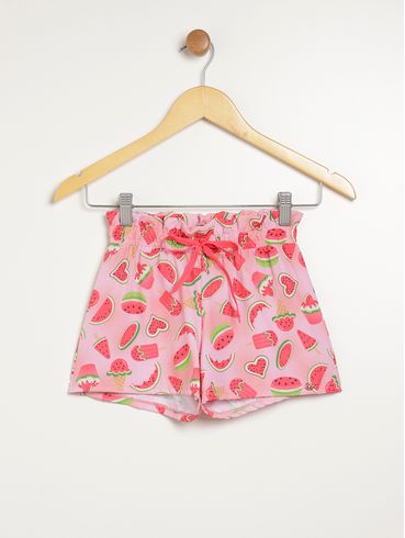 Short Juvenil Para Menina - ROSA