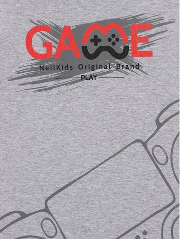 Camiseta Regata Infantil Para Menino - MESCLA