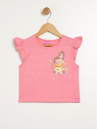 Blusa Regata Disney Infantil Para Menina - ROSA