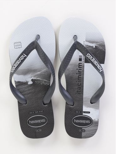 Chinelo Top Surfer Havaianas Masculino PRETO/BRANCO