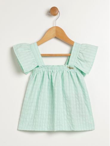 Blusa Regata Infantil Para Menina - VERDE