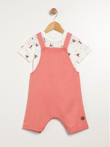 Conjunto Infantil Para Menino - VERMELHO/OFF WHITE