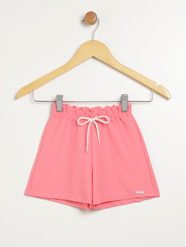 Short Infantil Para Menina - CORAL