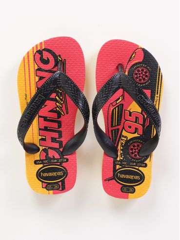 Chinelo Kids Havaianas Infantil Para Menino - VERMELHO/AMARELO