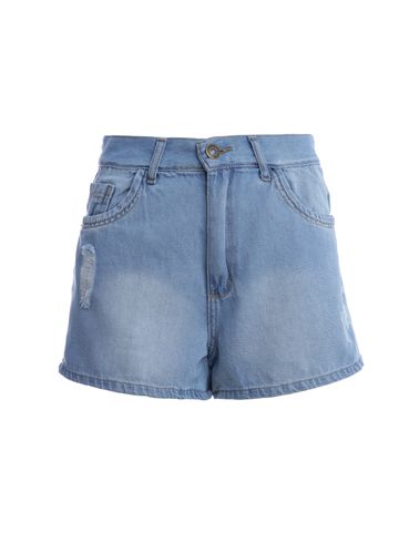 Short Jeans Pisom Feminino AZUL